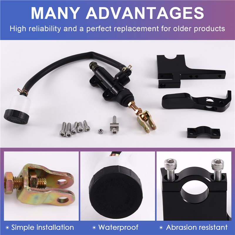 WF-Motorcycle Rear Master Pump - đánh giá và giá Motorcycle Thumb Brake System Kit